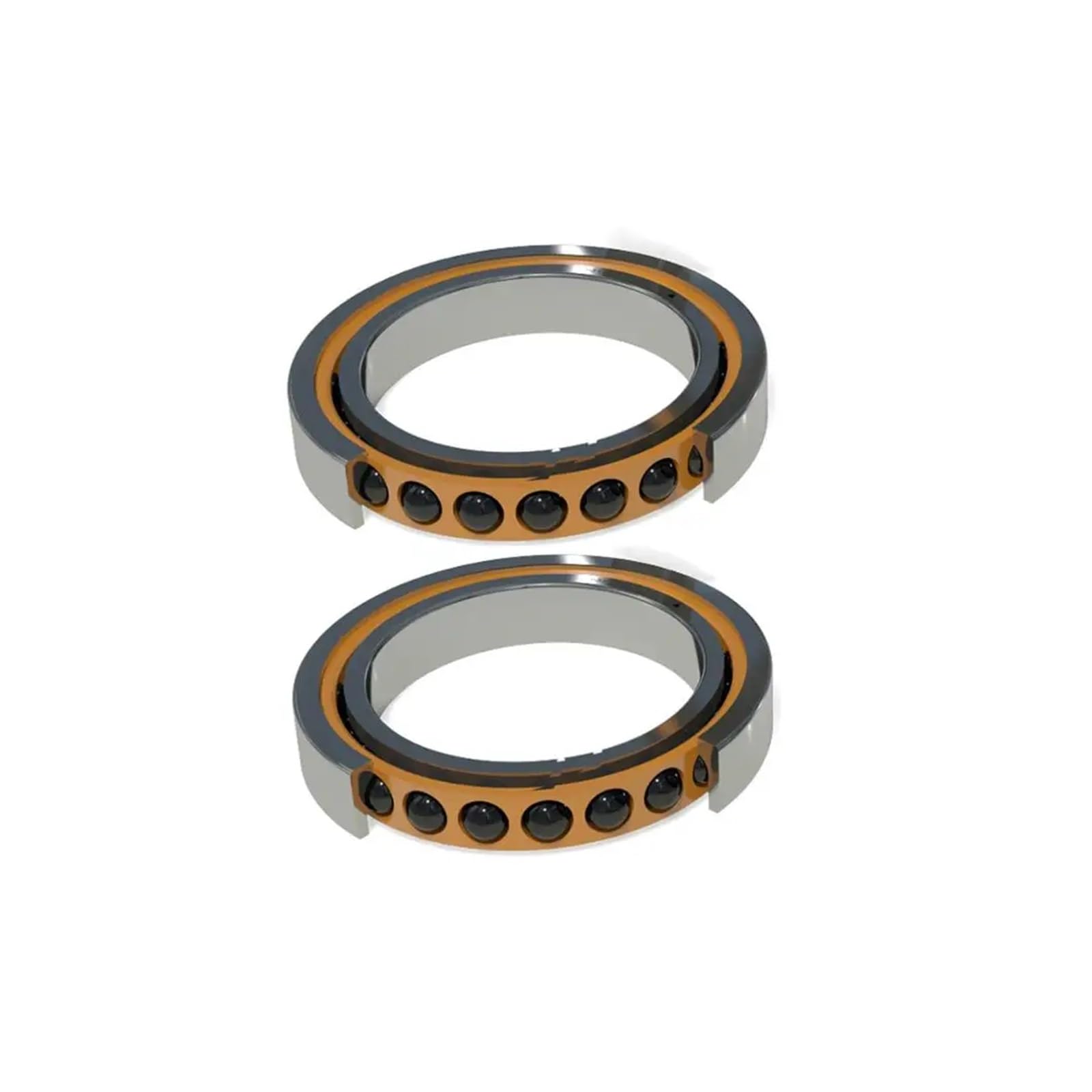 1pair 7000 7000C HQ1 P4 DB A 10x26x8 Open Angular Bearings Speed Spindle Bearings CNC ABEC-7 SI3N4 Ceramic Ball BIANMTSW(7000C-HQ1-P4-DBA) von BIANMTSW