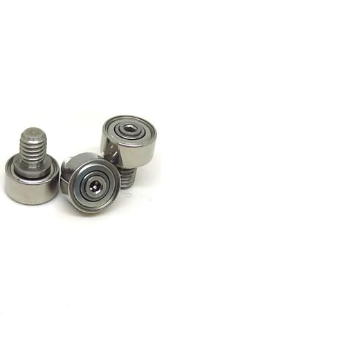 1pcs 8mm Diameter 693 Threaded Bearing 8xM4 Metal Screw Bearing JS6938-4C1L5M4 8mm OD Stainless Steel Bolt Cable Pulley Screw M4 BIANMTSW(JS6938-4C1L5M4) von BIANMTSW