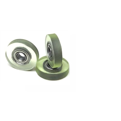 1pcs Diameter 12 mm Miniature Bearing Rollers 3x12x3 PU68312-3 PU Coated Pulleys Poly Urethane Sorting Wheels BIANMTSW(PPU68516-5 5x16x5mm) von BIANMTSW