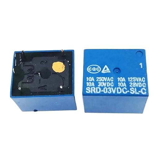 1pcs Relays SRD-03VDC-SL-C SRD-05VDC-SL-C SRD-06VDC-SL-C SRD-09VDC-SL-C SRD-12VDC-SL-C 3V 5V 6V 9V 12V 24V 48V 10A 250VAC 5PIN BIANMTSW(3V) von BIANMTSW