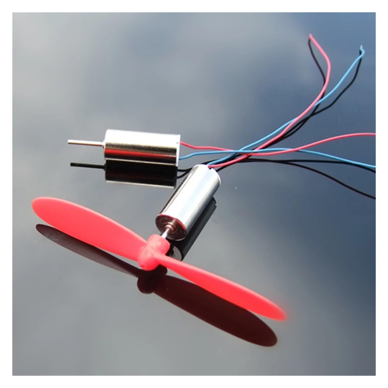 2pcs 716 7mm*16mm Coreless motors w/Propeller DC 3.7V 45000RPM High Speed Power Engine BIANMTSW von BIANMTSW