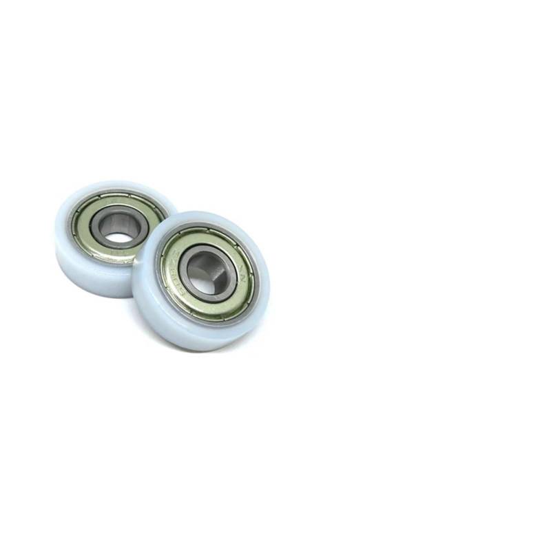 4pcs 6x24x8mm Wheel with Bearings 6 * 24 * 8 Miniature Flat Pulley BS62624-8 OD 24mm POM Hard Bearing Drawers Showcase BIANMTSW(BS62624-8 6x24x8) von BIANMTSW