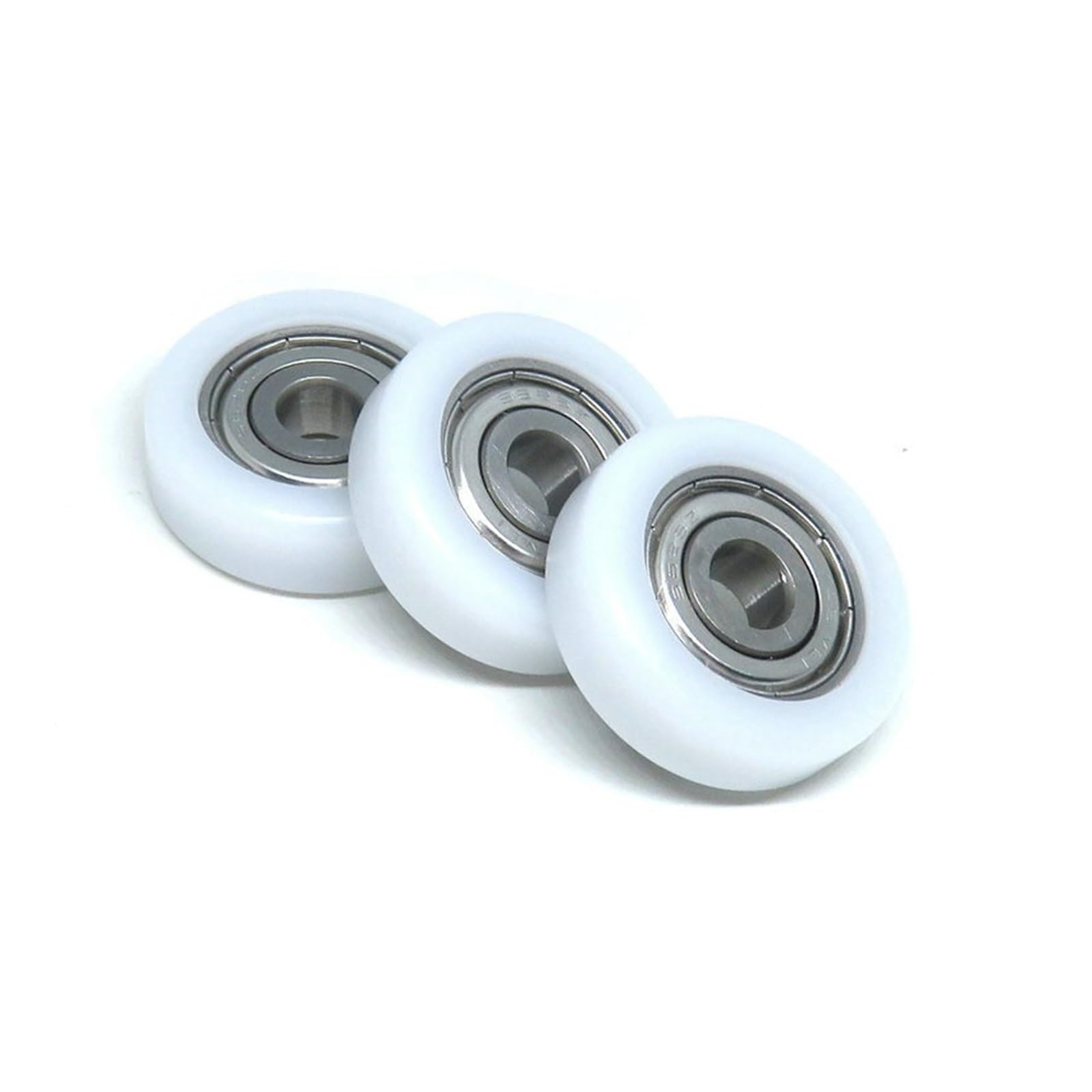 4pcs 6x26x10 POM Coated Flat Roller BS62626-10 OD 26mm Bearing 6 * 26 * 10 Wardrobe Moving Door Pulley BIANMTSW(BS60830-7 8x30x7) von BIANMTSW