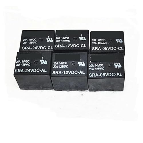 50PCS Relay SRA-05VDC-AL SRA-12VDC-AL SRA-24VDC-AL SRA-05VDC-CL SRA-12VDC-CL SRA-24VDC-CL4PIN 5PIN 20A 14VDC 125VAC BIANMTSW(SRA-05VDC-CL (5 Pin)) von BIANMTSW