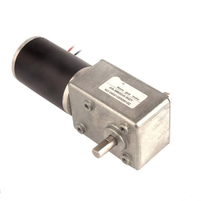 50ZY Double Shaft Turbine Worm DC Reduction electronic starter 50W 12V 24V 1.5-295RPM High Torque Lifting electronic starter BIANMTSW(10RPM_12V MOTOR) von BIANMTSW