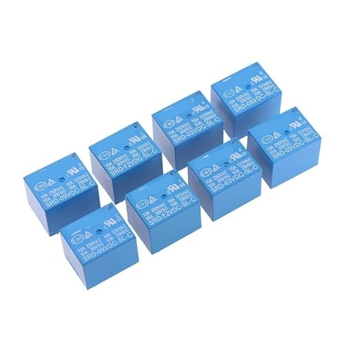 5pcs Power Relay SRD-03V 05V 06 09V 12V 18V 24V 48VDC-SL-A SL-C 4Pin / 5Pin SRD-05VDC-SL-A C SRD-12VDC-SL-C A 10A 25VDC BIANMTSW(SRD-48VDC-SL-C 5PIN) von BIANMTSW