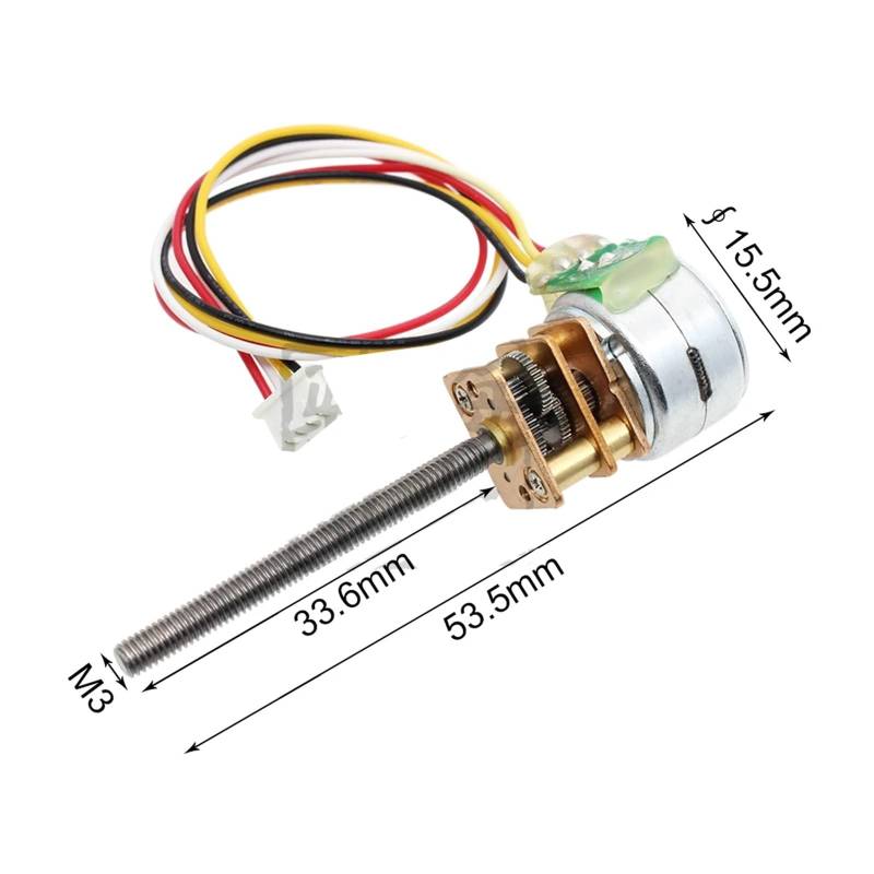 GM12-15BY DC 5V12V Step electronic starter 1:50 M3 Screw Threaded PTZ BIANMTSW(A Motor) von BIANMTSW