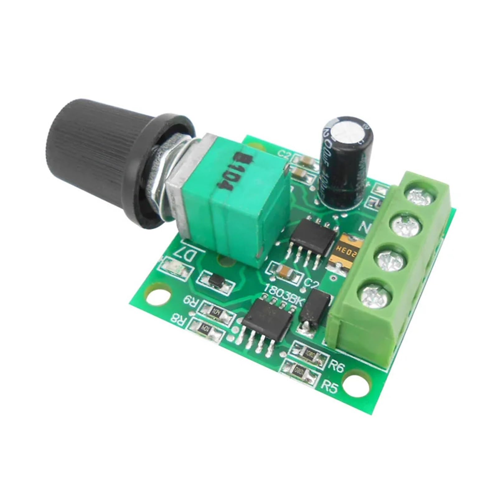 Miniature speed controller DC electronic starter 0~ adjustable drive module input 2A DC1.8-12V BIANMTSW von BIANMTSW