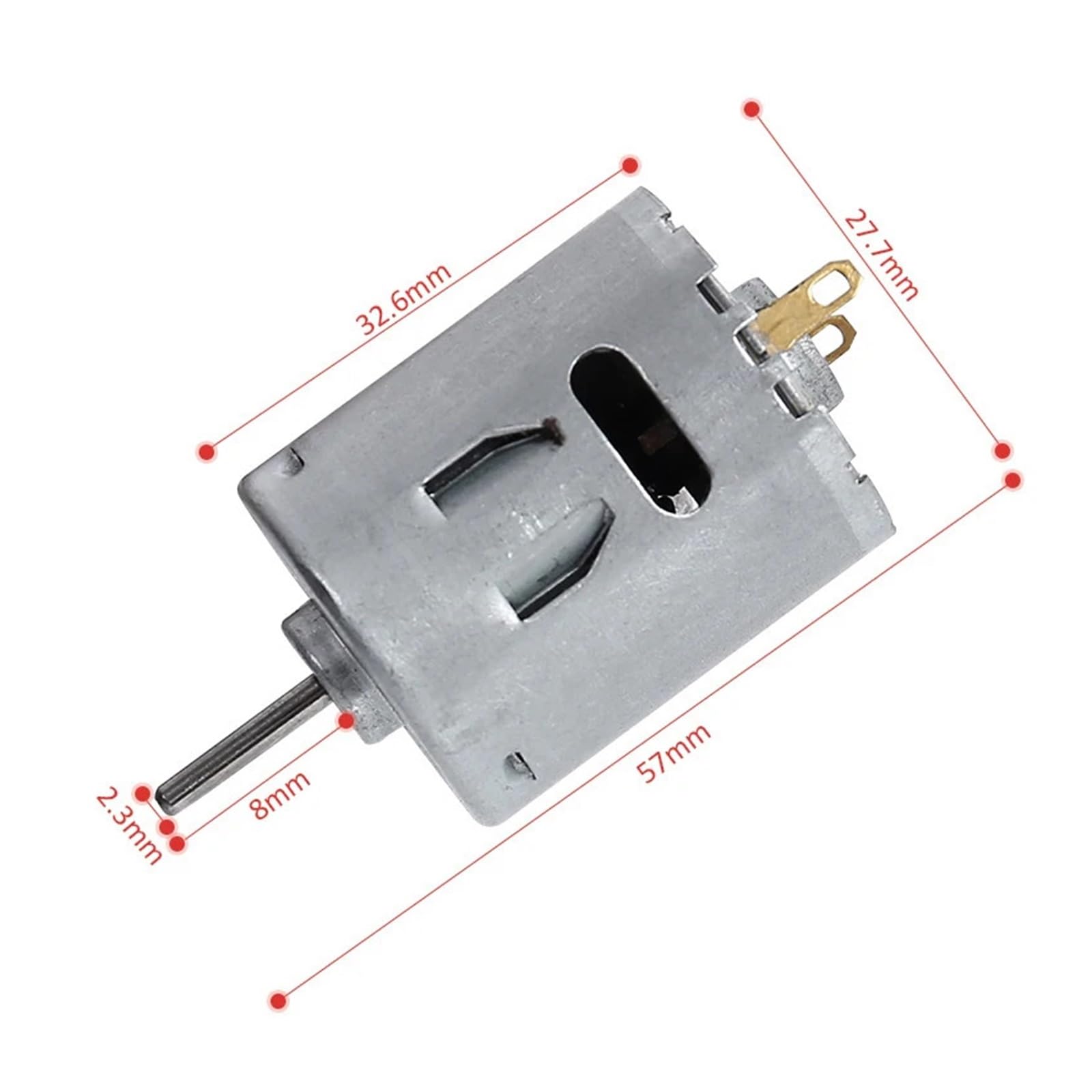 RF-365S electronic starter DC 12V 15V 24V High Speed 5-pole Rotor Large Torque Engine BIANMTSW(C RF-365S-2650) von BIANMTSW