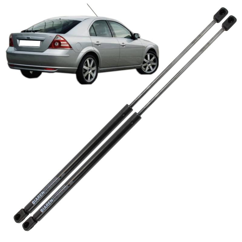 BIAREN 2 x Heckklappen-Gasdruckfedern für Ford Mondeo MK3 Schrägheck 2000–2007 Lift Support System 585 (N) 535 mm 1S71A406A10CD – 1219986 von BIAREN