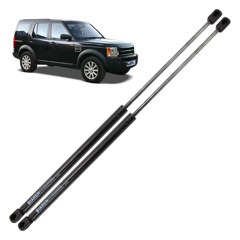 BIAREN 2 x Heckklappen-Gasdruckfedern für Land Rover Discovery 3 4 L319 2004–2016 Lift Support System 480 (N) 480 mm BHE780012 LR086368 8H22-406A10-BA von BIAREN