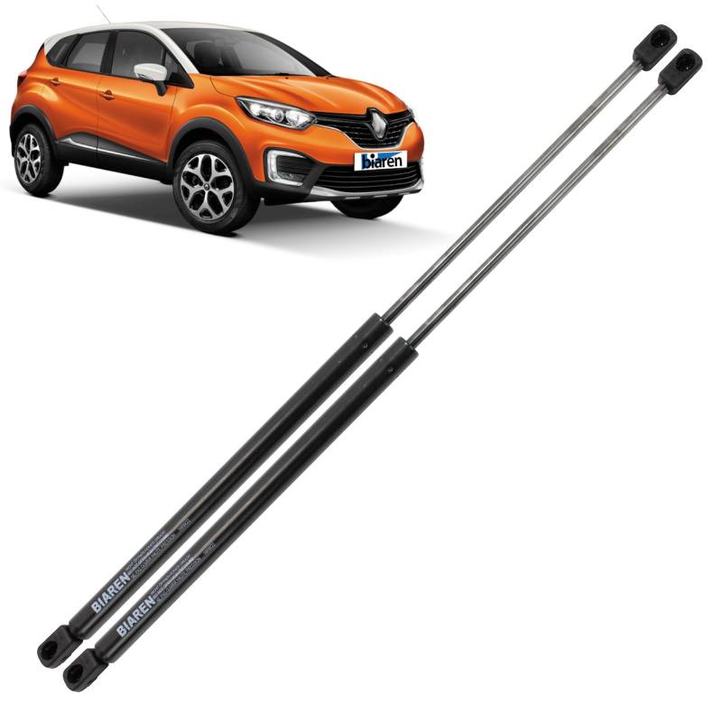 BIAREN 2x Heckklappe Kofferraum Gasdruckfedern Renault Captur (2013-2019) Lift Support System 620 (N) 476MM 844301324R von BIAREN