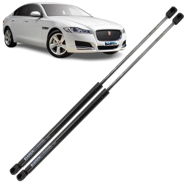 BIAREN 2x Heckklappe Kofferraum Gasdruckfedern für Jaguar XF X250 (2008-2015) Lift Support System 375 (N) 348mm 8X23406A42AC C2Z21500 8X23406A42AD C2Z2615 von BIAREN