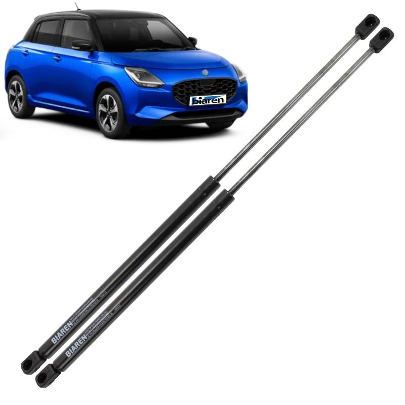 BIAREN 2x Heckklappe Kofferraum Gasdruckfedern für Suzuki Swift MK5 (2017-2023) Lift Support System 245 (N) 538MM 8185052R00 8185052R01 8186052R00 8186052R01 von BIAREN