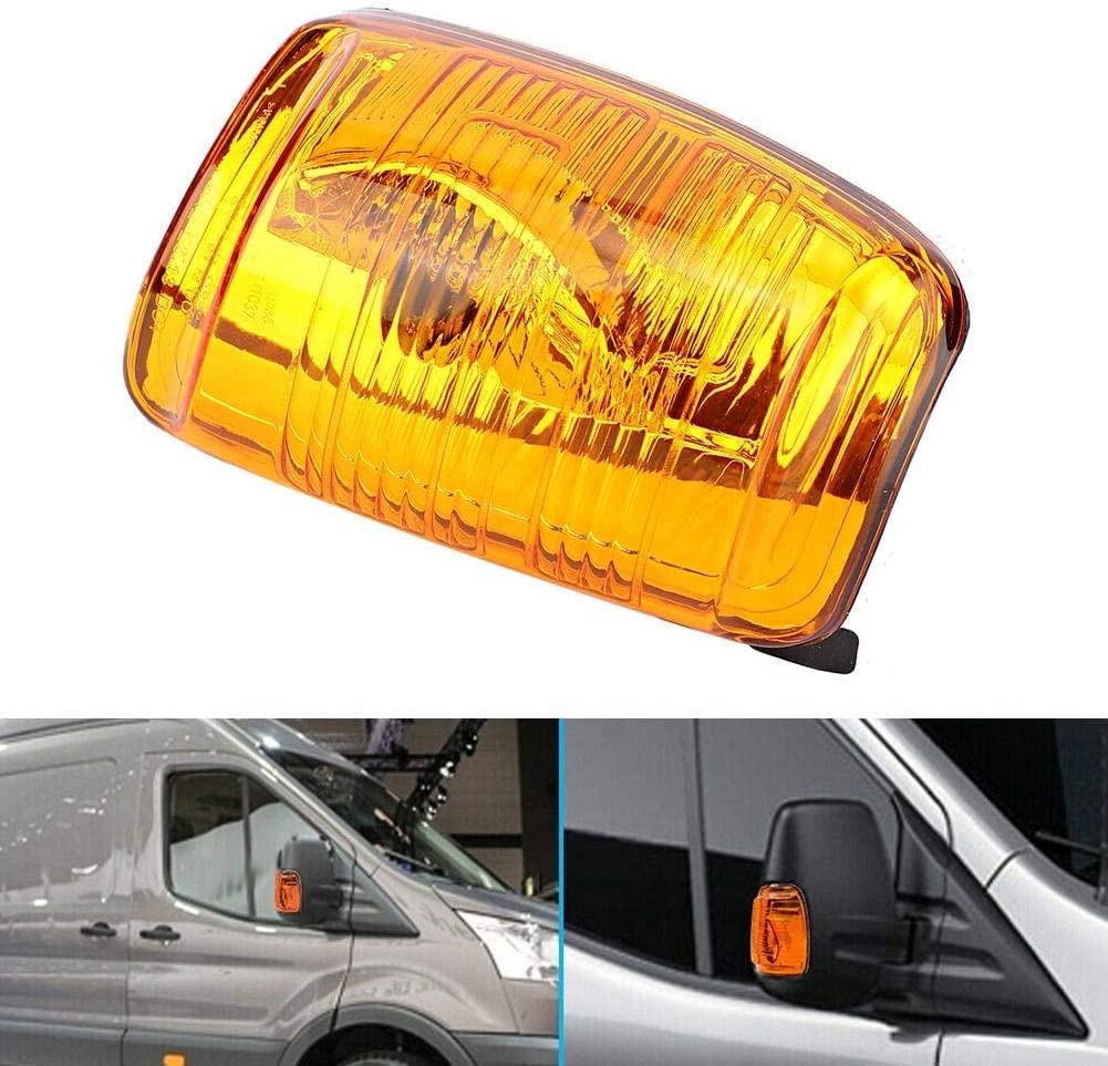 BIAREN Außenspiegel-Blinkerlinse, bernsteinfarben, rechte Fahrerseite, für Ford Transit MK8 ab 2014, BK3113B382BB 1847390, bernsteinfarben/orange von BIAREN