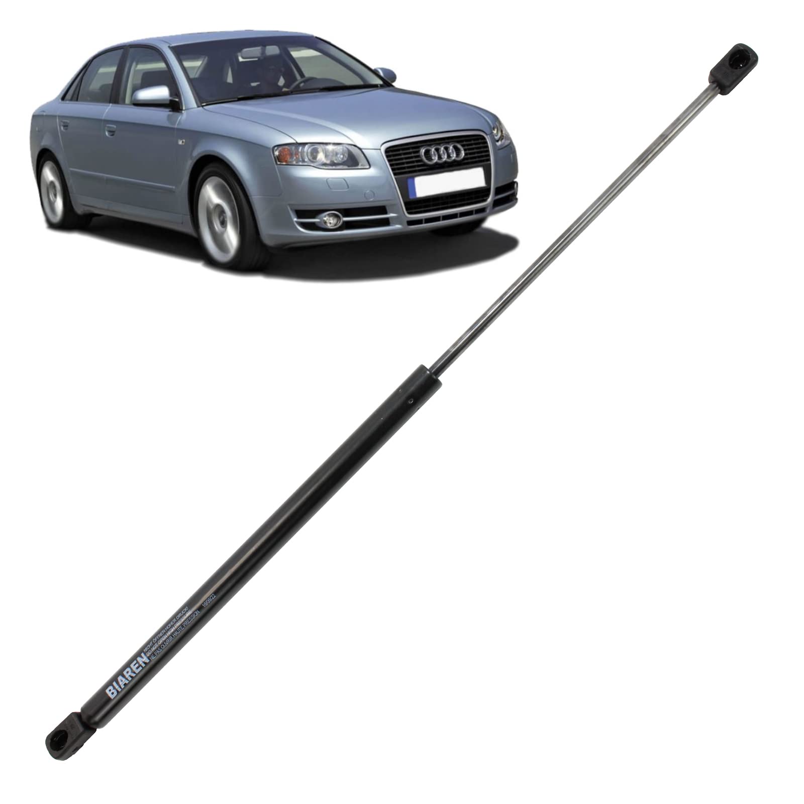 BIAREN Gasdruckfeder vorne für Audi A4 2004-2008 Lift Support System 330 (N) 715 mm - 8E0823359A von BIAREN