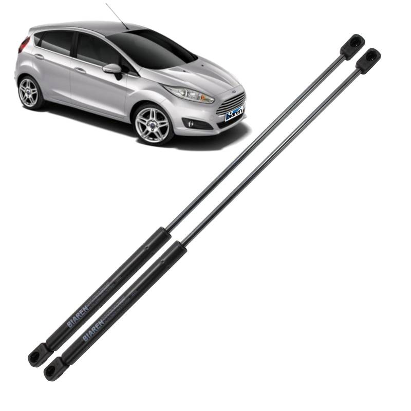 BIAREN Gasdruckfedern hinten für Ford Fiesta MK6 2008-2017 Lift Support System 335 (N) 545 mm - 8A61A406A10AC, 2 Stück von BIAREN