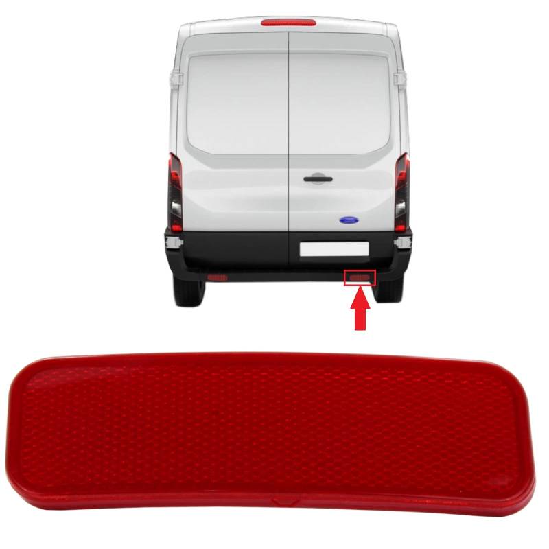 BIAREN Reflektor für hintere Stoßstange, rechte Seite, für Ford Transit MK8 Custom Connect ab 2014, BK21515C0AA 1778457 von BIAREN