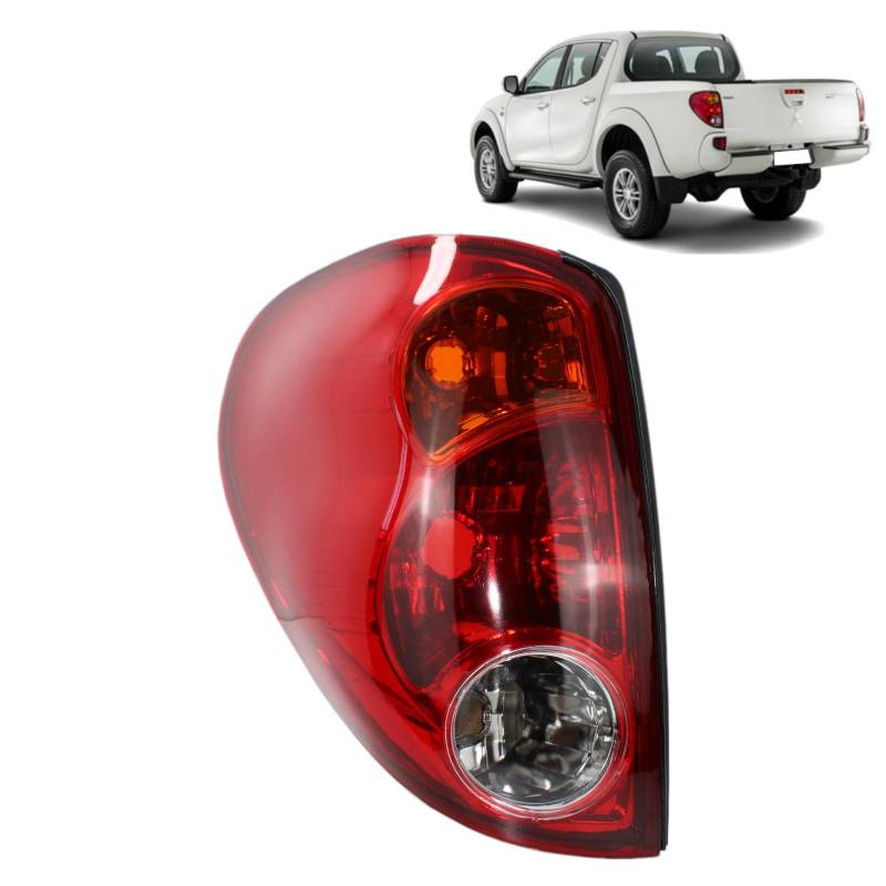 BIAREN Rücklicht-Objektiv mit Lampenfassung für Mitsubishi L200 Triton KA/KB (2005–2014) 8330A009 8330A155 MN157913 von BIAREN