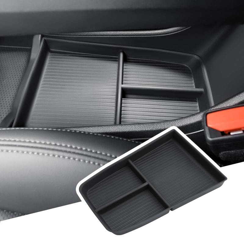 BIBIBO Mittelkonsole Aufbewahrungsbox für BMW X1 U11 2022-2024, Mittelkonsole Organizer Tray, Armlehnen Aufbewahrungsbox, Handschuhfach, TPE-Weichgummi (Unten) von BIBIBO