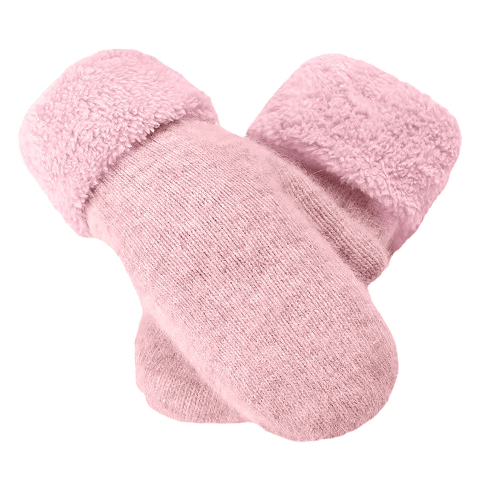 BIBOKAOKE Thermo Handschuhe Damen Winterhandschuhe Warme Handschuhe mit Gefütterte Strickhandschuhe Elastische Bündchen Fingerhandschuhe Igel Fäustlinge Cartoon Tier Handschuhe Plüsch Skihandschuhe von BIBOKAOKE