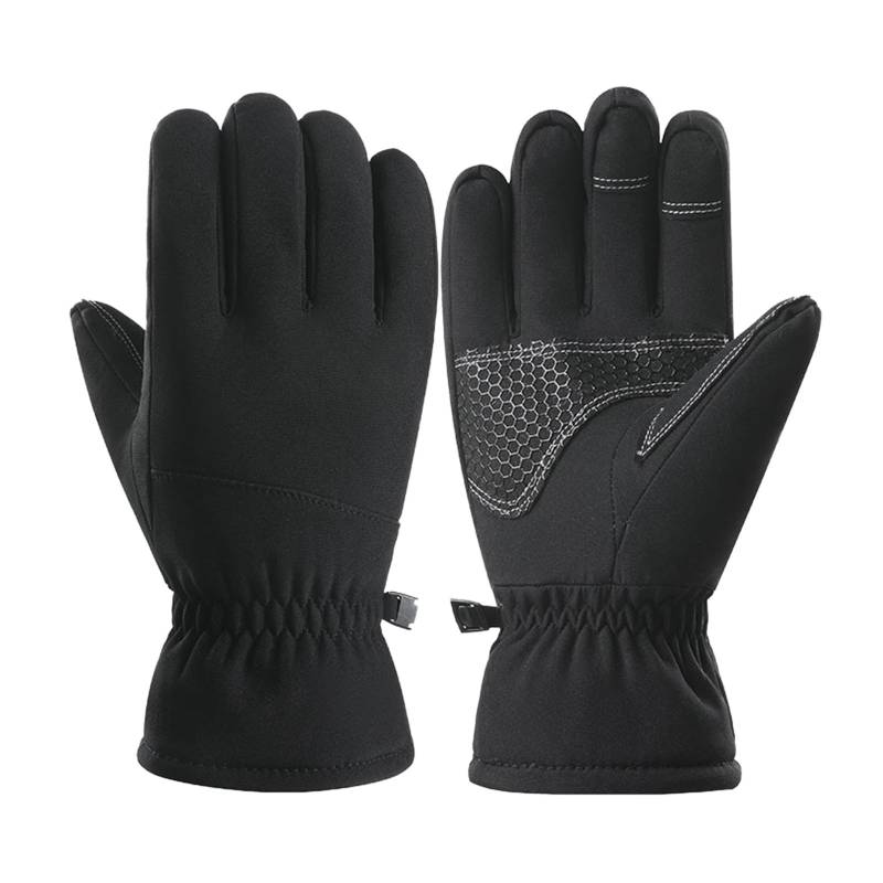 BIBOKAOKE Thermo Handschuhe Herren Damen Winter Touchscreen Warme Anti-Rutsch Winddicht Handschuhe Kaltes Wetter Handschuhe zum Autofahren Radfahren Skifahren Arbeiten Outdoor Fahrradhandschuhe von BIBOKAOKE