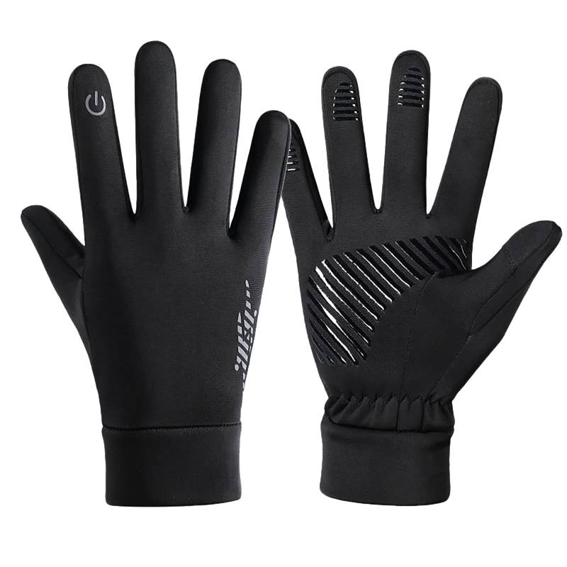 BIBOKAOKE Thermo Handschuhe Herren Damen Winter Touchscreen Warme Anti-Rutsch Winddicht Handschuhe Kaltes Wetter Handschuhe zum Autofahren Radfahren Skifahren Arbeiten Outdoor Fahrradhandschuhe von BIBOKAOKE