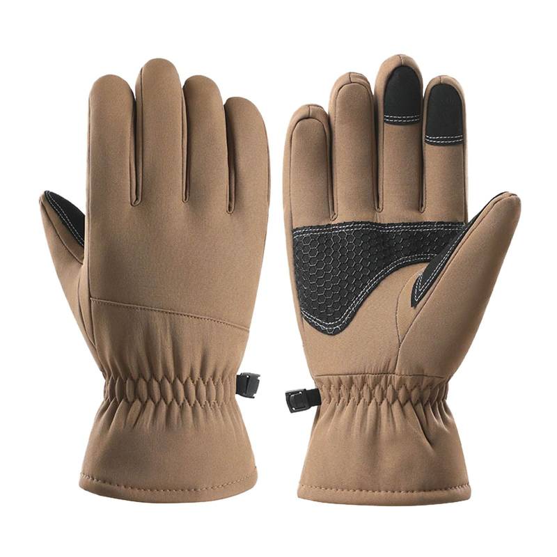 BIBOKAOKE Thermo Handschuhe Herren Damen Winter Touchscreen Warme Anti-Rutsch Winddicht Handschuhe Kaltes Wetter Handschuhe zum Autofahren Radfahren Skifahren Arbeiten Outdoor Fahrradhandschuhe von BIBOKAOKE