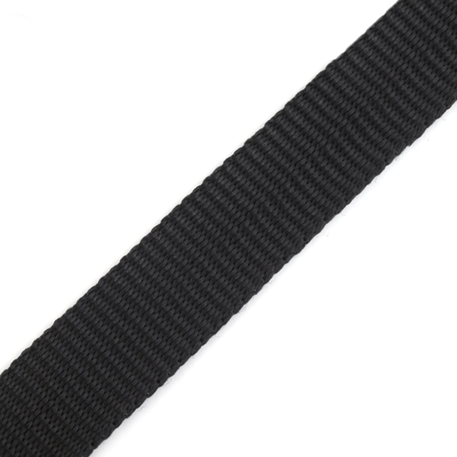 BIG-SAM - 10531 - Gurtband aus Polypropylen - 15mm Breite - 1, 5 oder 10 Meter - Auswahl aus 16 Farben (5 Meter, Schwarz) von BIG-SAM