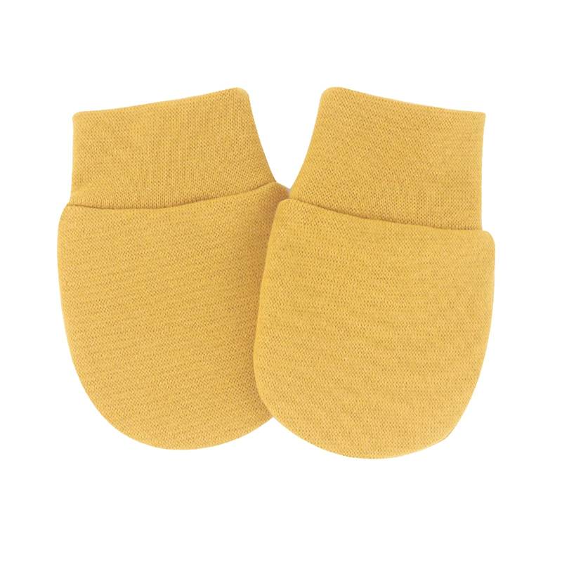 BIISDOST Für 06 Unisex Baumwolle Scratch No Fäustlinge Fäustlinge Säuglingshandschuhe Handschuhe Kleinkind Monate Baby Baby Handschuhe Netzhandschuhe Damen Hautfarben (Yellow, One Size) von BIISDOST