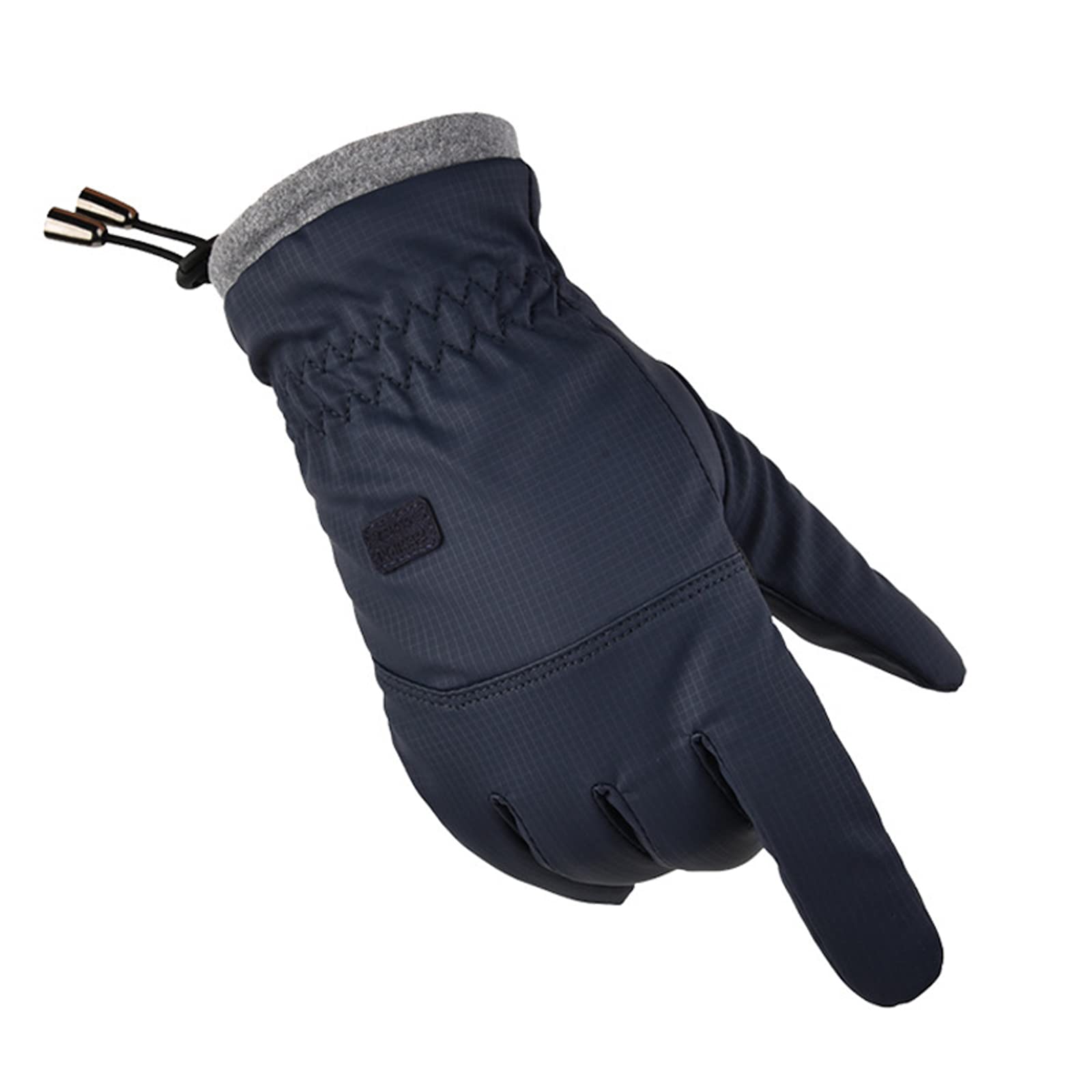 BIISDOST Handgemachte Handschuhe für Damen und Herren, Winter-Handwärmer, stilvolle Handschuhe, Damen-Handschuhe, warm, gestrickt, bestickt, warme Strickhandschuhe Ohrringe Echt Damen (Blue, One Size) von BIISDOST