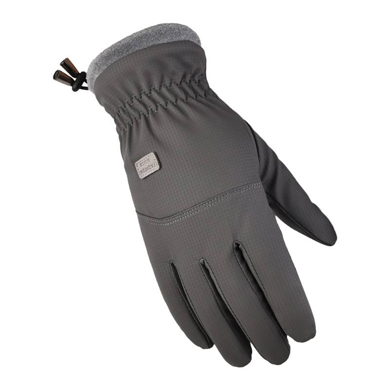 BIISDOST Handgemachte Handschuhe für Damen und Herren, Winter-Handwärmer, stilvolle Handschuhe, Damen-Handschuhe, warm, gestrickt, bestickt, warme Strickhandschuhe Ohrringe Echt Damen (Grey, One Size) von BIISDOST