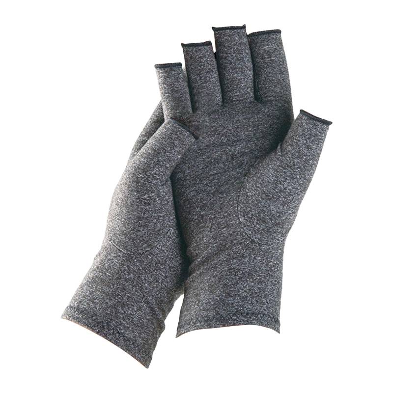 BIISDOST Winter Damen Fingerlose Gestrickte Warme Halbfinger Wollhandschuhe Schmuck Damen Billig (Grey, M) von BIISDOST