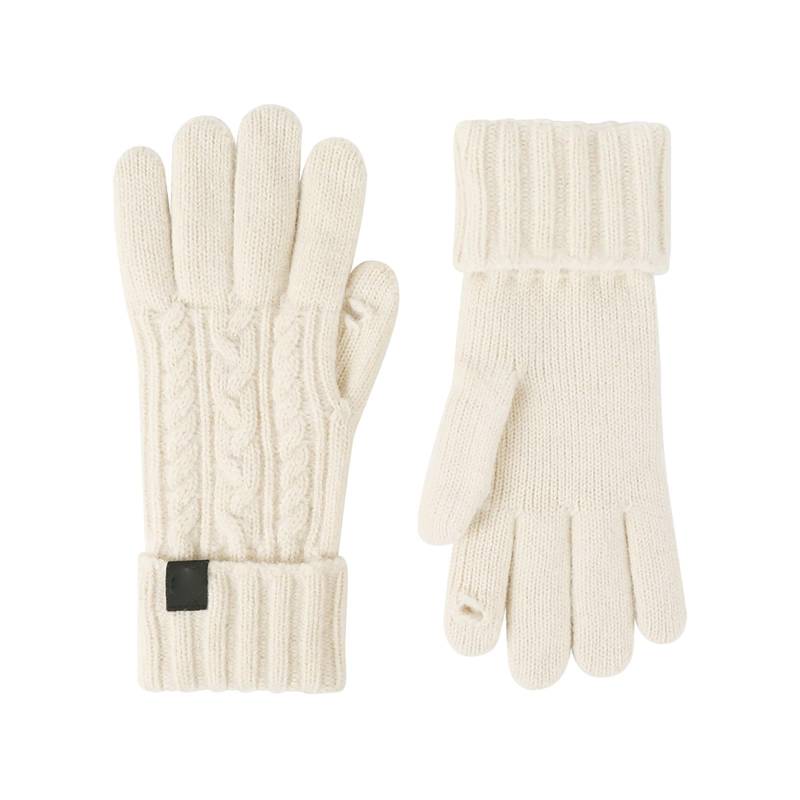 BIISDOST Winterhandschuhe, Handschuhe für Damen, kaltes Wetter, Winterhandschuhe, Damen, warme Strickhandschuhe Kuschelige Handschuhe Damen (Beige, A) von BIISDOST