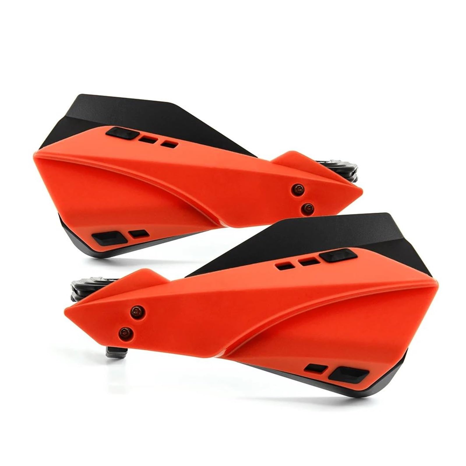 22mm Und 25mm Motorrad Motocross Lenker Pinsel Bar Hand Guards Handschutz Schutz Schutz Racing Pit Bike Street Bike Motorrad Handschutz Handprotektoren(Orange) von BIISVM