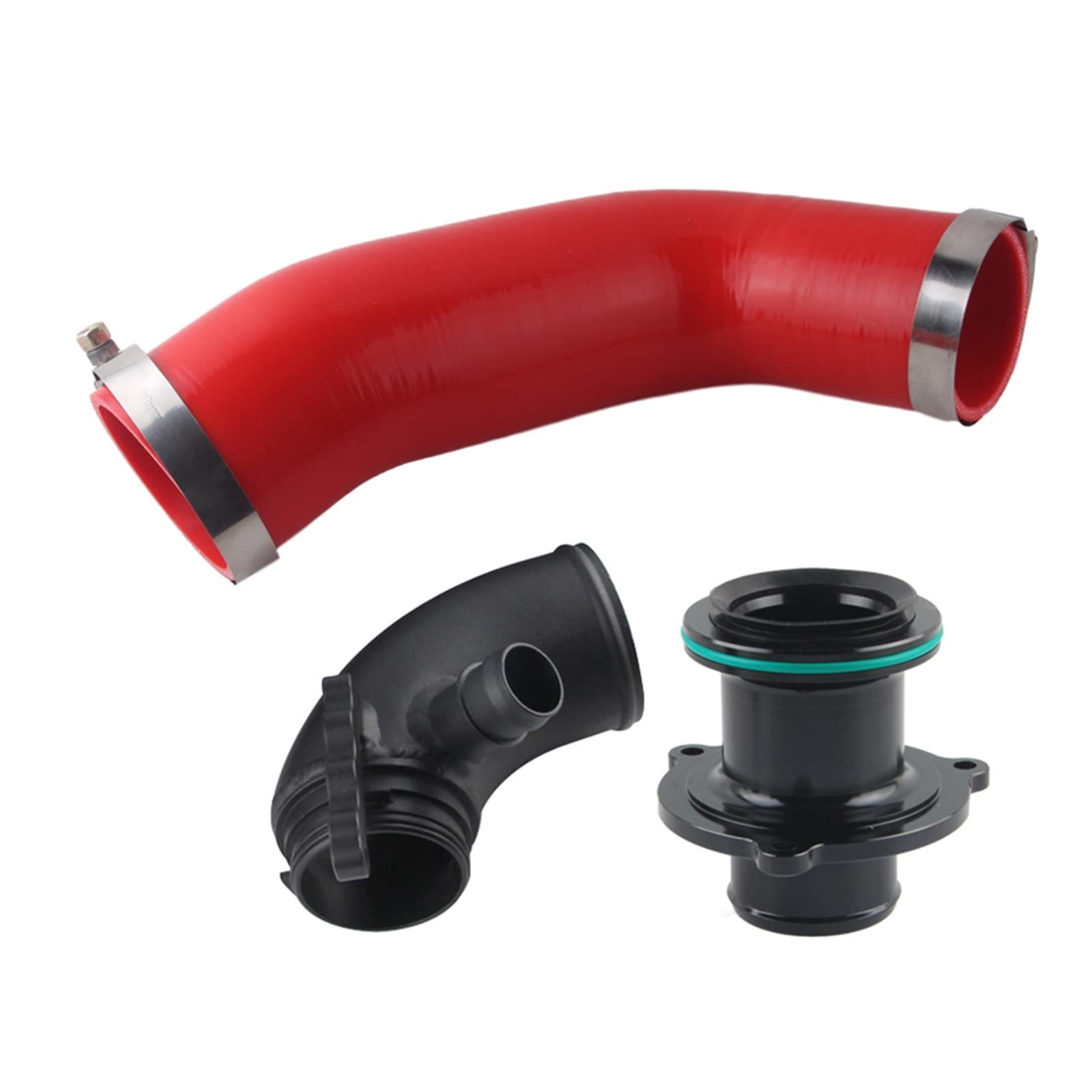 Auto Ansaugschlauch Auto Turbo Inlet Outlet Upgrade Rohre Ansaugrohre Turbo Schalldämpfer Löschen Für S3 A3 8V Quattro TT TTS MK3 2,2 T 1,8 T EA888 Gen3 Luftansaugschlauch(RED Hose C) von BIISVM