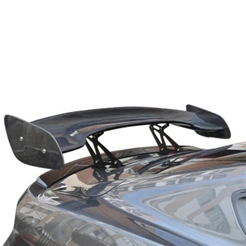 Auto Heckspoiler Auto Styling Auto Schwanz Außen Trim 145CM Spoiler ABS GT Gemeinsame Limousine Flügel Carbon Fiber Heckspoiler Universell Flügel Spoiler lippe Spoiler Flügel von BIISVM