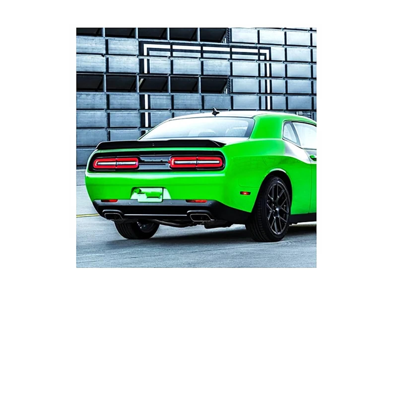 Auto Heckspoiler Für Dodge Für Challenger 2011 2012 + Auto Kofferraum Deckel Boot Ducktail Lip Spoiler Flügel ABS Kunststoff Außen Tuning Zubehör Spoiler lippe Spoiler Flügel(Glossy Black) von BIISVM