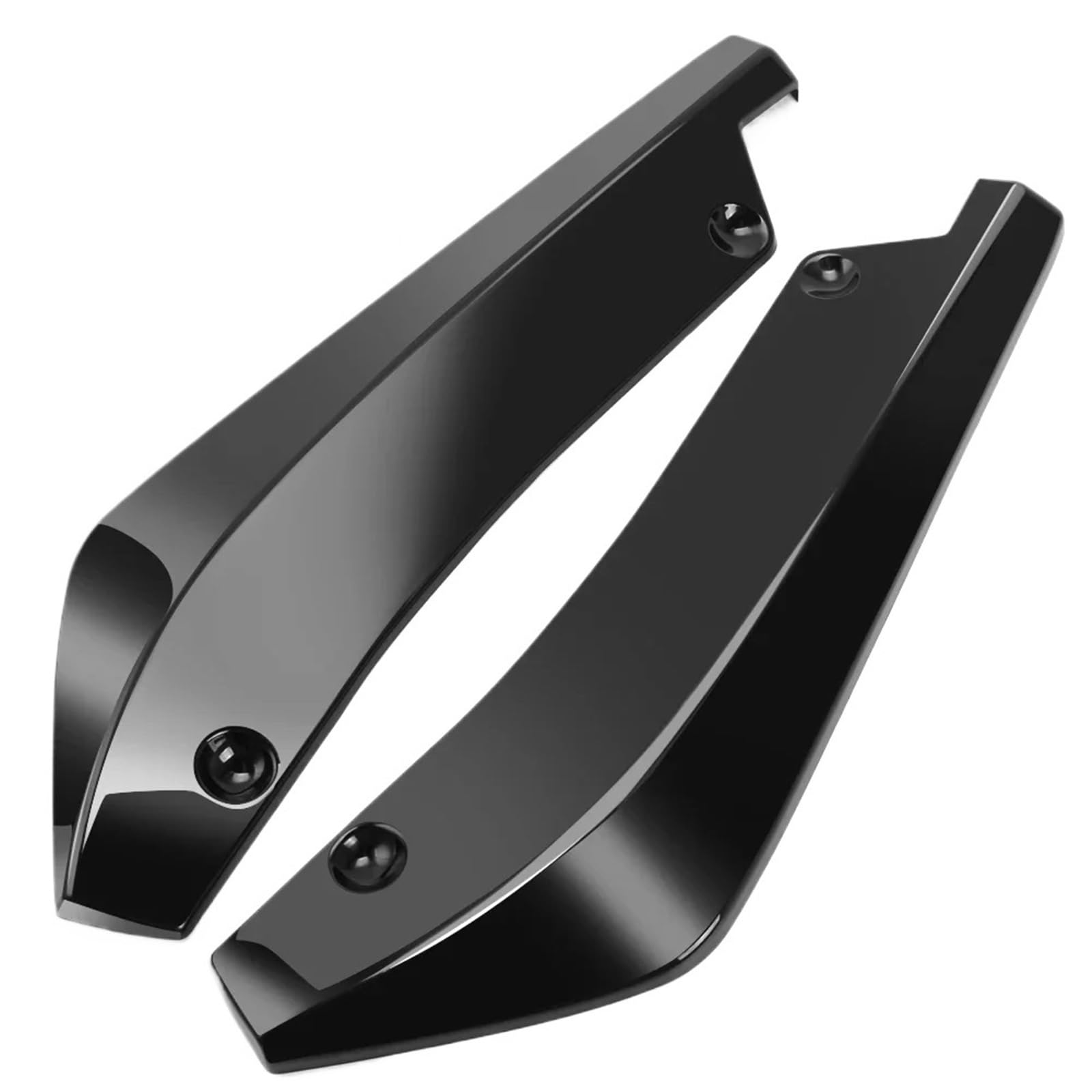 Auto Heckspoiler Hinten Stoßstange Diffusor Splitter Canard Spoiler Lippe Aufkleber Für A3 A4 A5 A6 A7 B8 S3 2015 2016 2017 2018 2019 2020 2022 Auto Zubehör Spoiler lippe Spoiler Flügel(Schwarz) von BIISVM