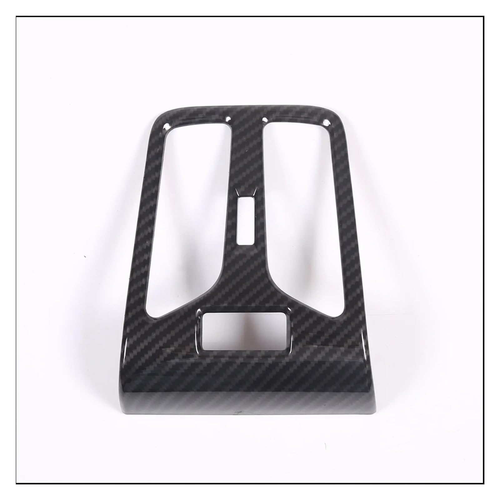 Auto Innenraum Dekoration ABS Carbon Faser Auto Hinten Auspuff Vent Panel Rahmen Trim Für IX1 Für X1 Für U10 Für U11 2023 2024 Innen Zubehör Interior Decor Zubehör(Kohlefaser) von BIISVM