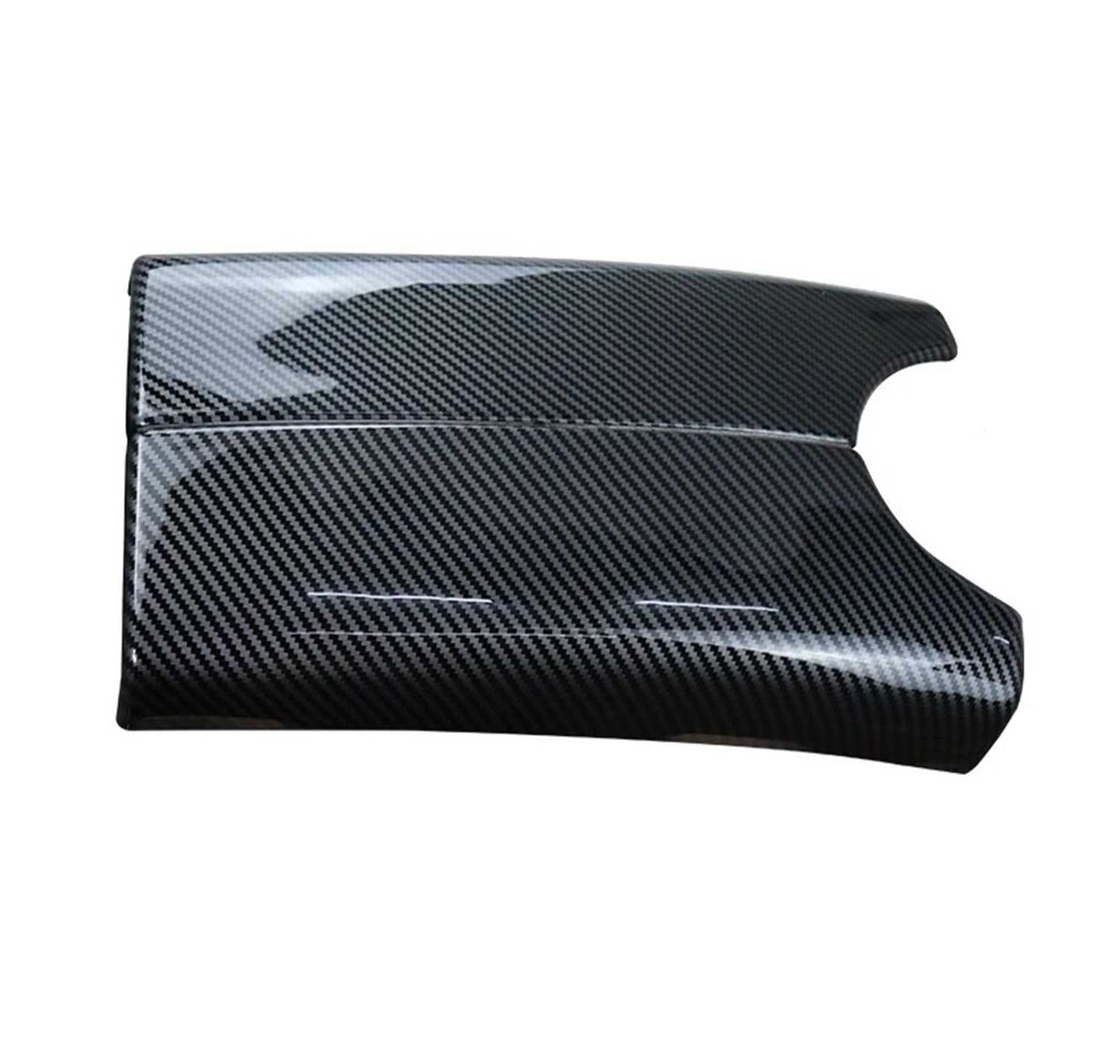 Auto Innenraum Dekoration Auto Styling Center Konsole Aufräumen Armlehne Box Panel Abdeckung Aufkleber Trim Für Für Benz Für E Klasse Für W211 2003-2008 Auto Zubehör Interior Decor Zubehör(B Carbon f von BIISVM