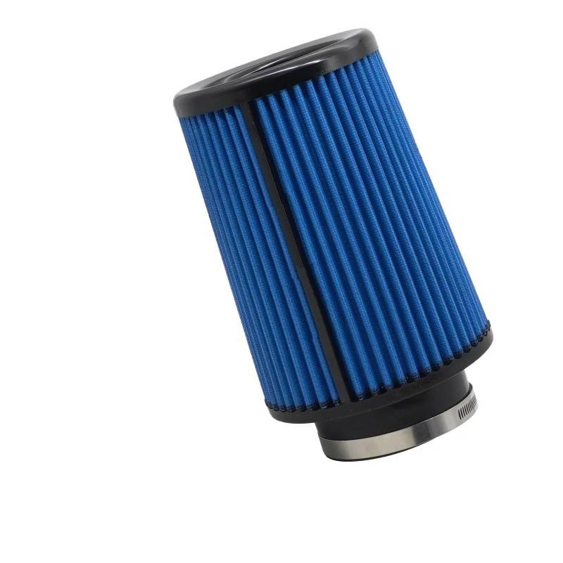 Auto Luftansaugschlauch 76MM 89MM 101MM Auto-High-Flow-Luftfilter 3" 3,5 4 Zoll Cold Air Intake Universalfilter Für Sport Racing Auto Motor Lufteinlass Ansaugrohr(101mm-Blue) von BIISVM