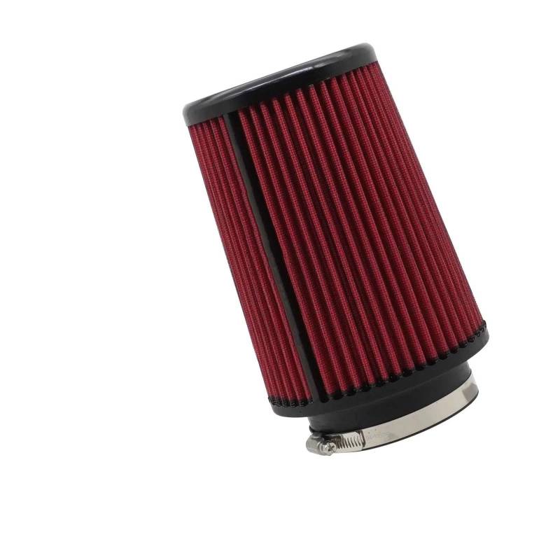 Auto Luftansaugschlauch 76MM 89MM 101MM Auto-High-Flow-Luftfilter 3" 3,5 4 Zoll Cold Air Intake Universalfilter Für Sport Racing Auto Motor Lufteinlass Ansaugrohr(101mm-Red) von BIISVM