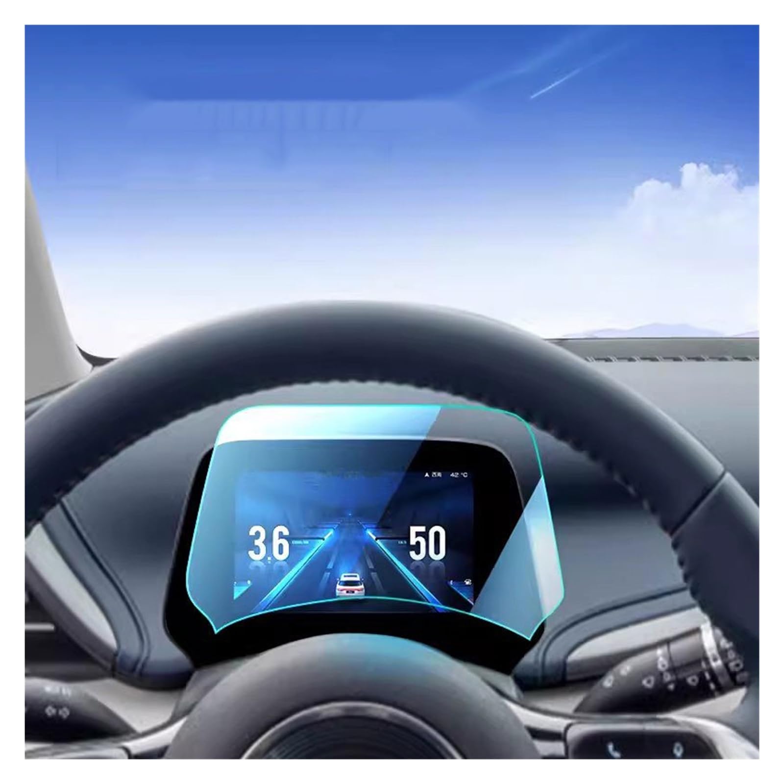 Displayschutzfolie Für BYD Für ATTO 3 2022 2023 Auto Infotainment Radio GPS Konsole Navigation Gehärtetem Glas Screen Protector Navigation Schutzfolie von BIISVM