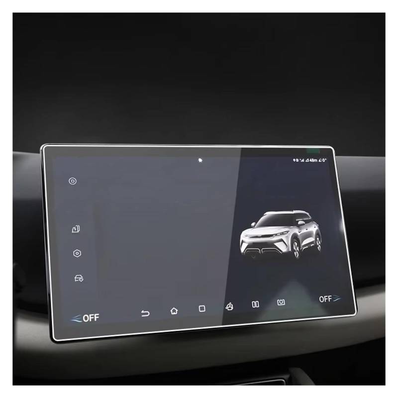 Displayschutzfolie Für BYD Für Yuan Für Up 2024 Auto 10,1 Zoll Oder 12,8 Zoll GPS-Navigation Anti-Kratz-Zubehör Gehärtetes Glas Displayschutzfolie Navigation Schutzfolie von BIISVM