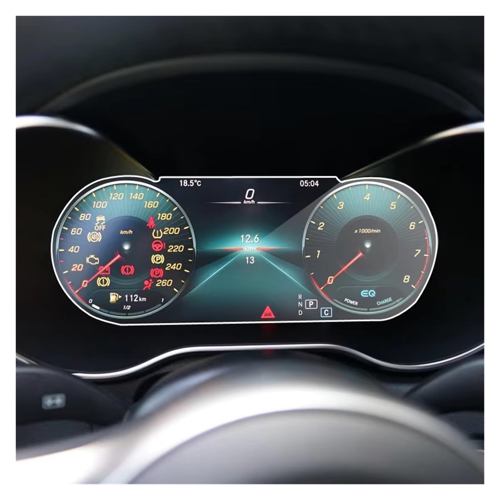 Displayschutzfolie Für Benz C-Klasse W205 2019 2020 Kfz-Innenausstattung Instrumententafel LCD-Bildschirm Schutzfolie Aus Gehärtetem Glas Navigation Schutzfolie von BIISVM