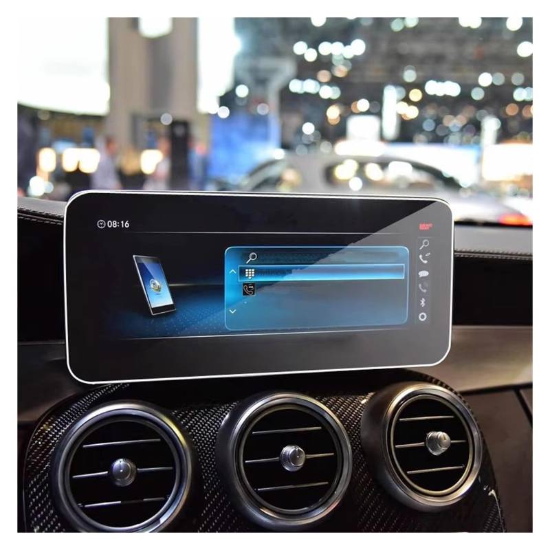 Displayschutzfolie Für Benz C-Klasse W205 W204 C180 C200 C260 2019 2020 Jahr Autoinnenausstattung Autonavigation Gehärtetem Glasfilm Navigation Schutzfolie von BIISVM