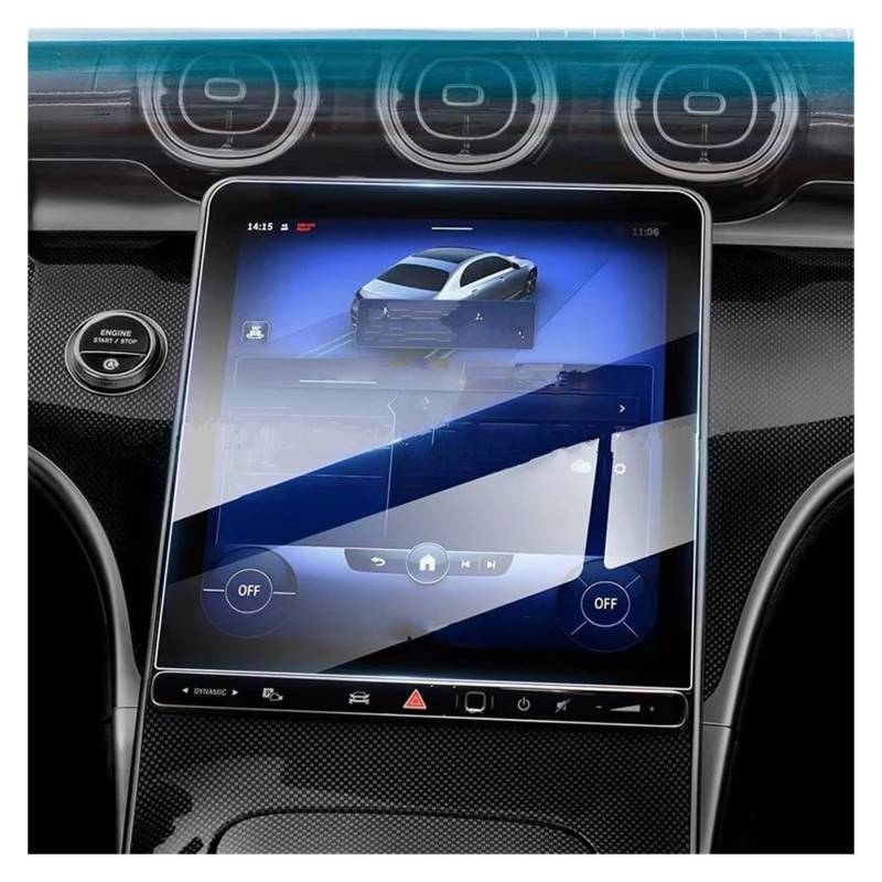 Displayschutzfolie Für Benz Für GLC X254 2022 Klasse C W206 2021 2022 Auto LCD GPS Navigation Anti-Kratz-Film Gehärtetem Glas Displayschutz Navigation Schutzfolie von BIISVM