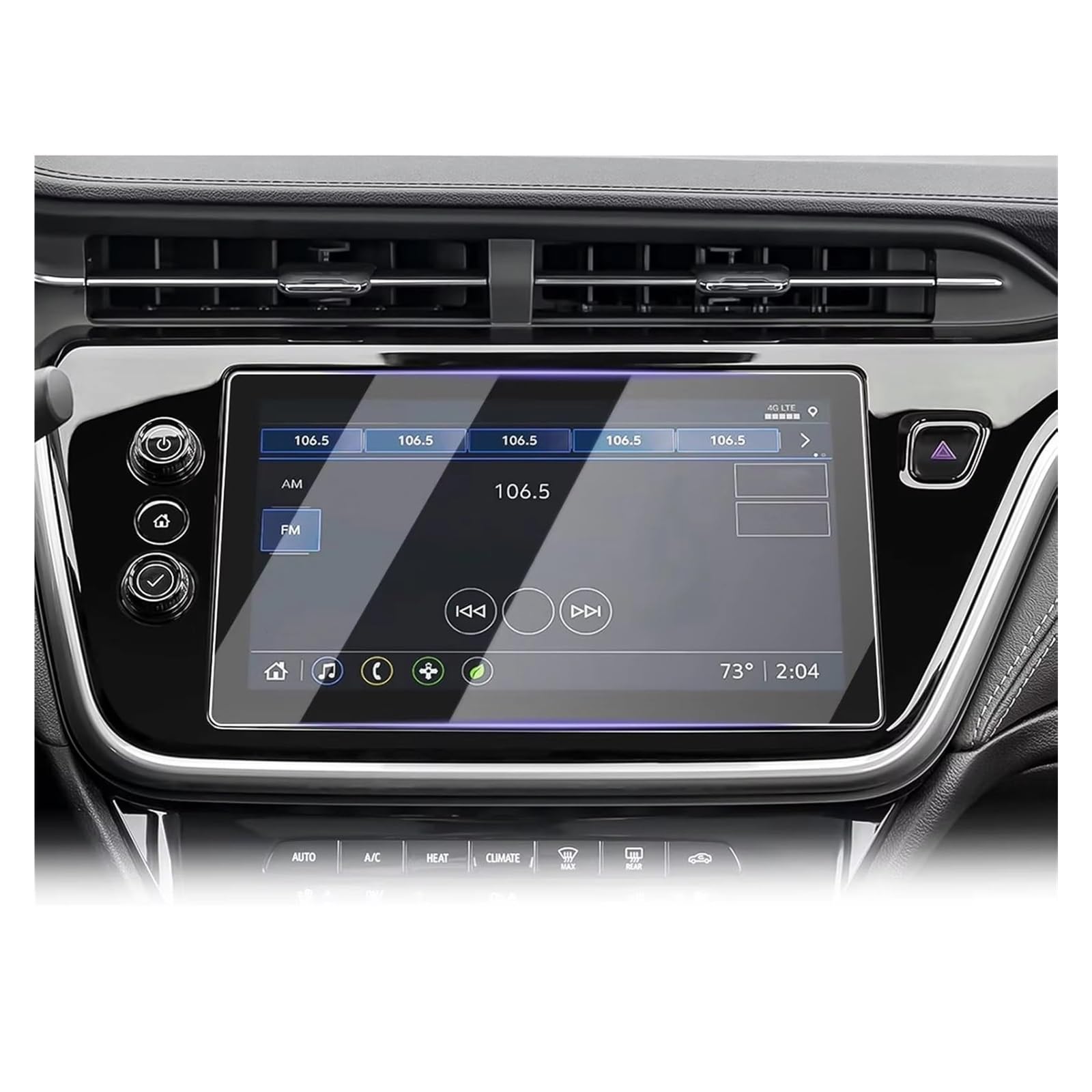 Displayschutzfolie Für Chevrolet Für Bolt Für EUV 2022 2023 2024 Auto Navigation Gehärtetes Glas 10,2 Zoll GPS Displayschutzfolie Displayschutzfolie Navigation Schutzfolie von BIISVM