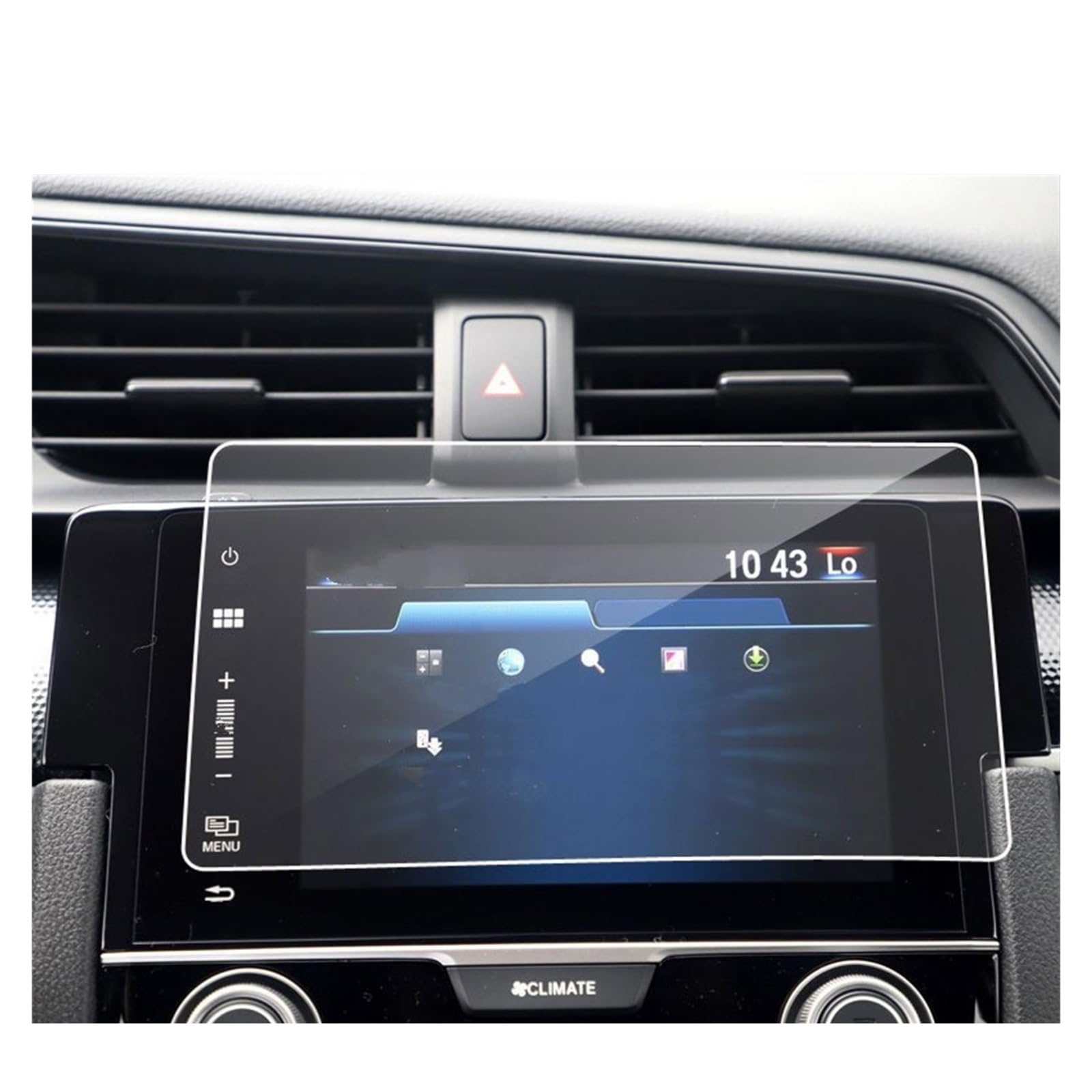 Displayschutzfolie Für Civic 10th 2016 2017 2018 2019 2020 Auto Touch GPS Navigation Bildschirm Schutz Gehärtetem Gehärtetem Glas Film Navigation Schutzfolie von BIISVM